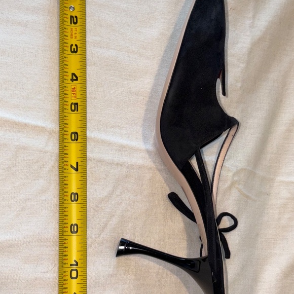 Roger Vivier | "I Love Vivier" Bow Accent Black Suede Mules | Wmns Sz 42 EU - Picture 2 of 10